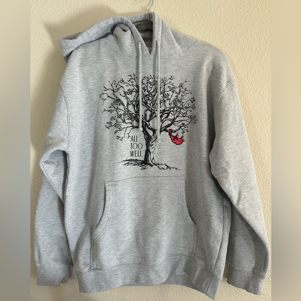 Taylor Swift Official Merch All Too Well Grey Sweatshirt Size Medium